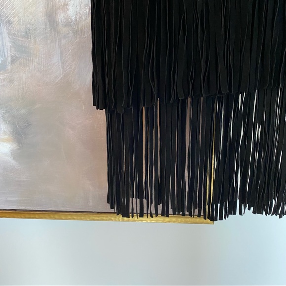 ⏱24 HR SALE⏱ LaMarque Suede Fringe Skirt - Picture 3 of 5